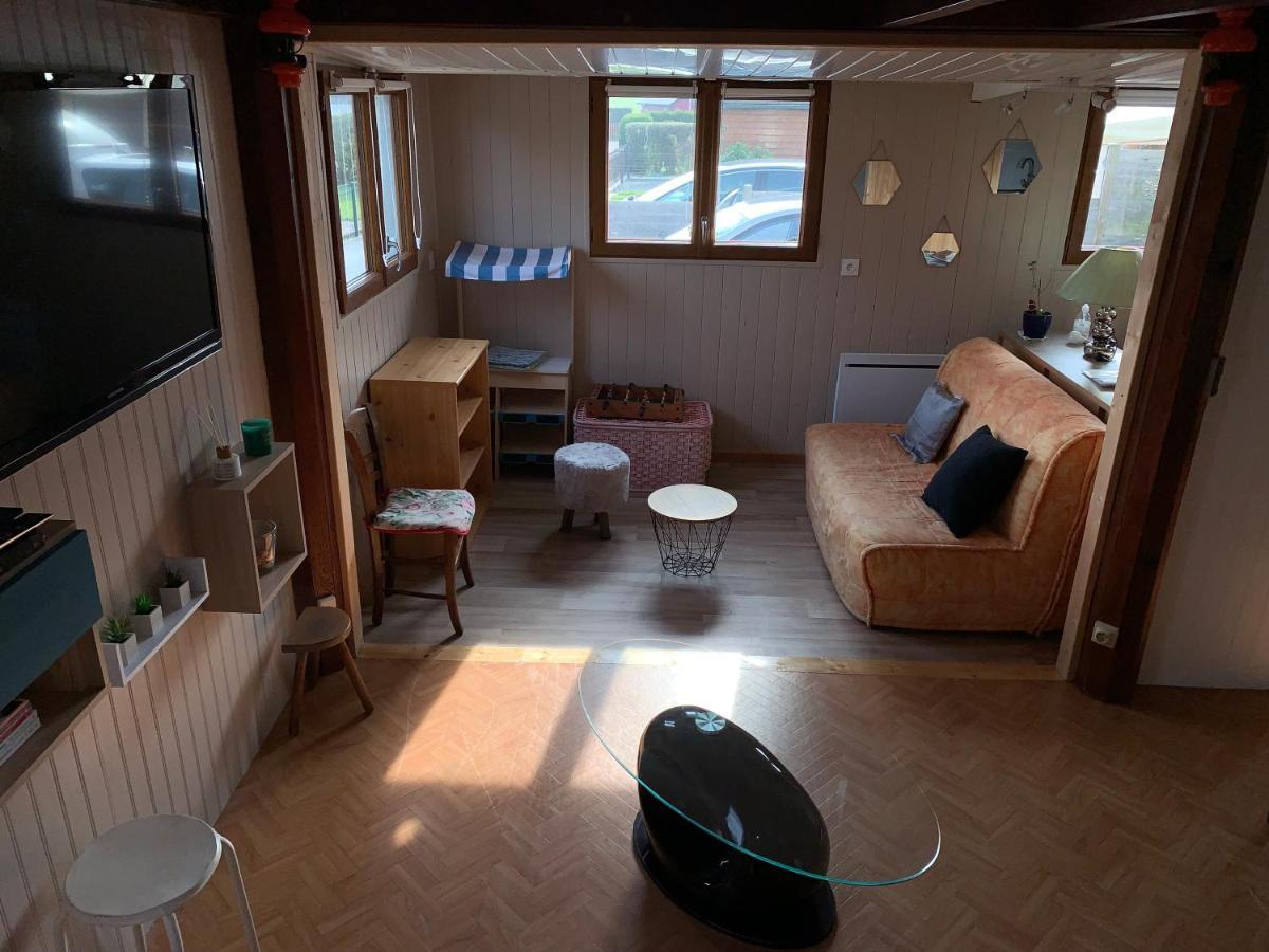 Chaleureux Chalet En Bord De Mer 메르빌프랑세빌플라쥐 외부 사진