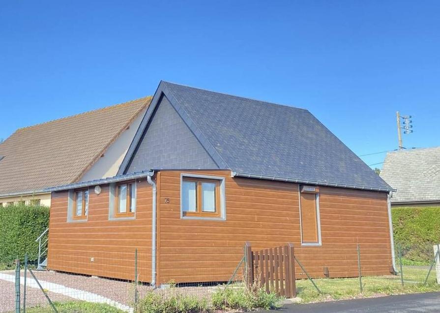 Chaleureux Chalet En Bord De Mer 메르빌프랑세빌플라쥐 외부 사진